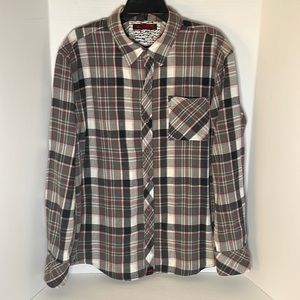 Hawk flannel long sleeve shirt Men’s size Large